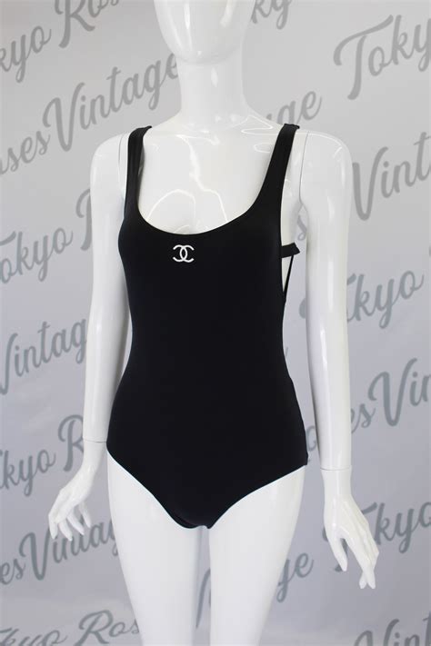 chanel suit black|vintage chanel bodysuit.